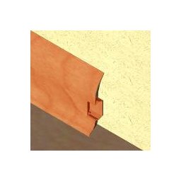 PBC605.152- Plinta LINECO din PVC culoare cires pentru parchet - 60 mm