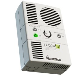 Detector de gaz metan si monoxid Secor D, 5 ani durata de viata, detector dual