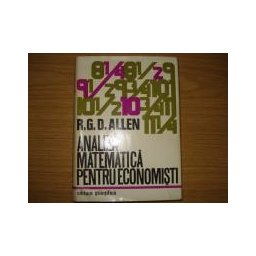 Analiza matematica pentru economisti