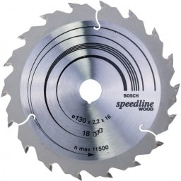 Panza Fierastrau Circular Bosch Speedline Wood 130 x 16 x 18