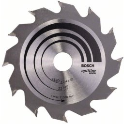Panza Fierastrau Circular Bosch Optiline Wood 130 x 20 / 12