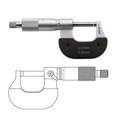 Micrometru mecanic de exterior UNIOR 0 - 25mm 272