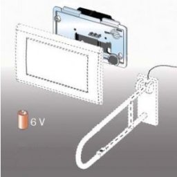 Unitate electronica comanda wireless WC TECEPLanus otel inox , 6V