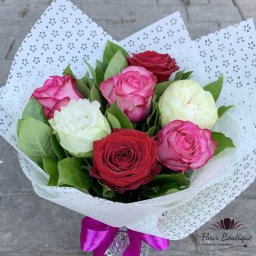 Buchet 7 trandafiri "Pink Roses