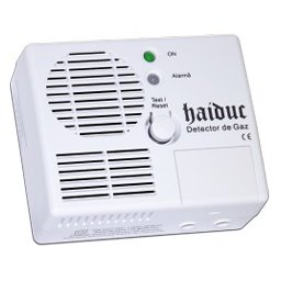 Detector de gaz metan Haiduc cu eletrovalva de 3/4, 5 ani durata de viata, echipament complet