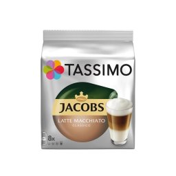 Capsule cafea, Jacobs Tassimo Latte Macchiato, 8 bauturi x 295 ml, 8 capsule specialitate cafea + 8 capsule lapte