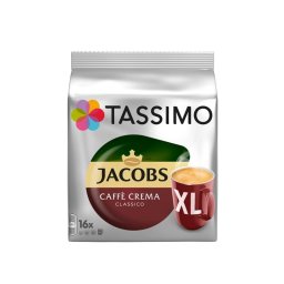 Capsule cafea, Jacobs Tassimo Caffe Crema XL, 16 bauturi x 215 ml, 16 capsule
