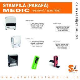 Stampila (Parafa) MEDIC Rezident / Specialist