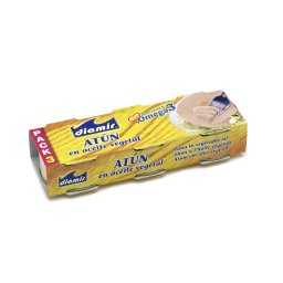 DIAMIR Conserva Ton bucati in ulei Pachet 3*80 g DIAMIR