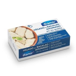 Conserva ficat de cod afumat, in ulei propriu 120 g DIAMIR