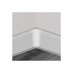 PBY605.01- S4 - Set 4 bucati piese colt interior culoare alb pentru plinta PBC605
