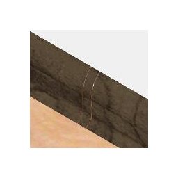 PBL605.244-S4 - Set 4 bucati piese legatura culoare zebrano pentru plinta PBC605