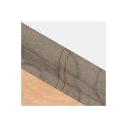 PBL605.240-S4 - Set 4 bucati piese legatura culoare gri maroniu pentru plinta PBC605