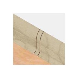 PBL605.242-S4 - Set 4 bucati piese legatura culoare gri artar pentru plinta PBC605