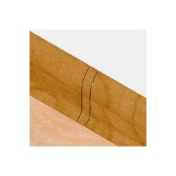 PBL605.169-S4 - Set 4 bucati piese legatura culoare stejar auriu pentru plinta PBC605