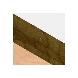 PBL605.167-S4 - Set 4 bucati piese legatura culoare nuc inchis pentru plinta PBC605