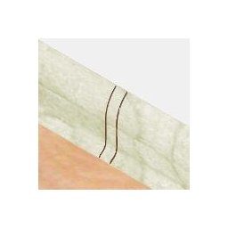 PBL605.153-S4 - Set 4 bucati piese legatura culoare artar alb pentru plinta PBC605