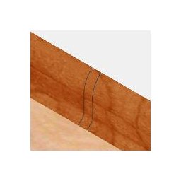 PBL605.168-S4 - Set 4 bucati piese legatura culoare cires deschis pentru plinta PBC605
