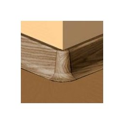 PBE605.167-S4 - Set 4 bucati piese colt exterior culoare nuc inchis pentru plinta PBC605