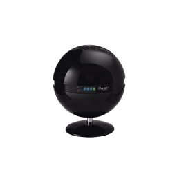 Purificator si sterilizator aer Bioxigen Sfera Negru, Ionizare bipolara, Sterilizare antibacteriala, Consum 19W/h, Pentru 35 mp