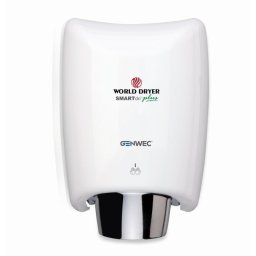 Uscator de maini alb din aluminiu SmartDri Plus
