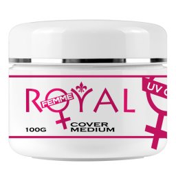Gel UV Cover Medium Royal Femme, Camuflaj Constructie, 100ml