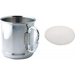 Cana BALADEO cu carabinera - inox si capac