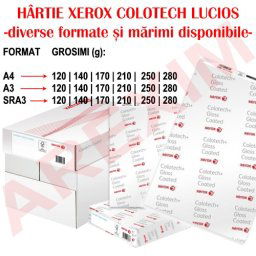 Hartie Xerox Colotech lucios (gloss) A4 210g