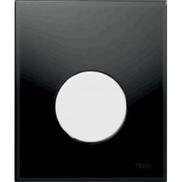 Clapete de actionare pisoar TECE Neagra, buton alb