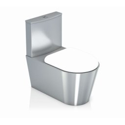 Vas WC cu bazin antivandalism inox