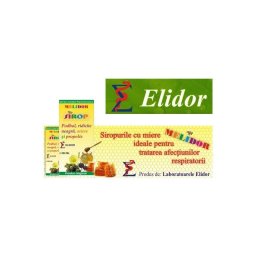 Elidor Sirop Podbal, Ridiche neagra, miere si propolis 200ml