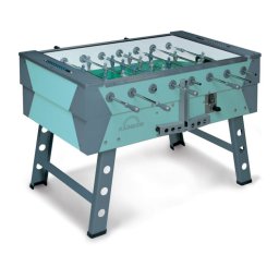 Masa de fotbal FAS RAINBOW aqua green CP cu jetoniera (de exterior)