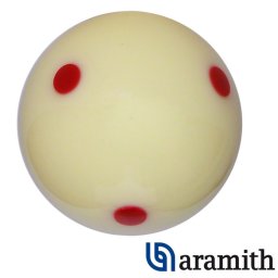 Bila alba Snooker Aramith Puncte Rosii 52.4mm