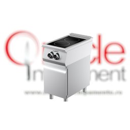 Mașină de gătit electrică cu plită prin inducție, 2 zone de coacere și dulap neutru, Desco