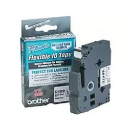 Banda laminata flexi id Brother TZFX231, 8m/12mm negru/alb