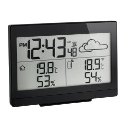 Statie meteo digitala Casa cu senzor extern wireless negru TFA S35.1135.01