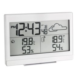 Statie meteo digitala Casa cu senzor extern wireless alba TFA S35.1135.02