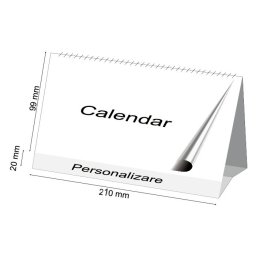 Calendar de birou 9.9x21cm 2018 12file personalizat