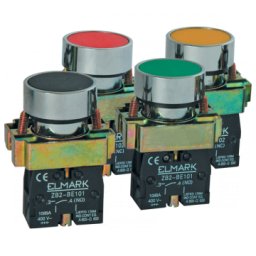 BUTON LAMPA VERDE 220V BW3371