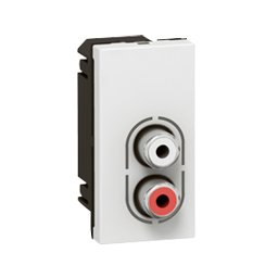 Priza audio dubla RCA Legrand Mosaic