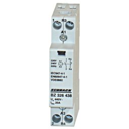Contactor modular 1UH, 20A, 1ND+1NI, 230VAC Schrack