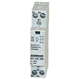 Contactor modular 1UH, 20A, 2NI, 230VAC Schrack