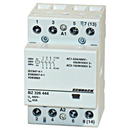 Contactor modular 3UH, 63A, 4ND, 230VAC Schrack