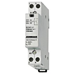 Contactor modular 1UH, 20A, 1ND+1NI, 24VAC Schrack