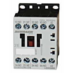 Contactor auxiliar miniatura 3ND+1NI/230VAC Schrack