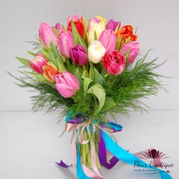 Buchet 21 "Lalele Multicolore