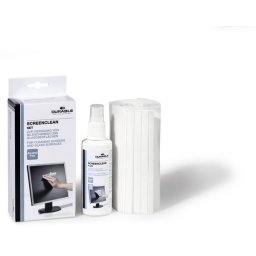 Set curatare ecran/monitor Durable Screenclean, contine spray 125 ml + 20 servetele uscate