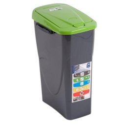 Cos Eco Bin, 25 litri, capac verde