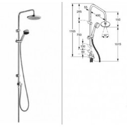 Set dus Kludi Dual Shower System