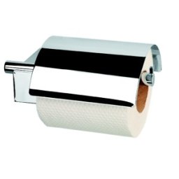 Suport hartie WC cu capac cromat Nexx